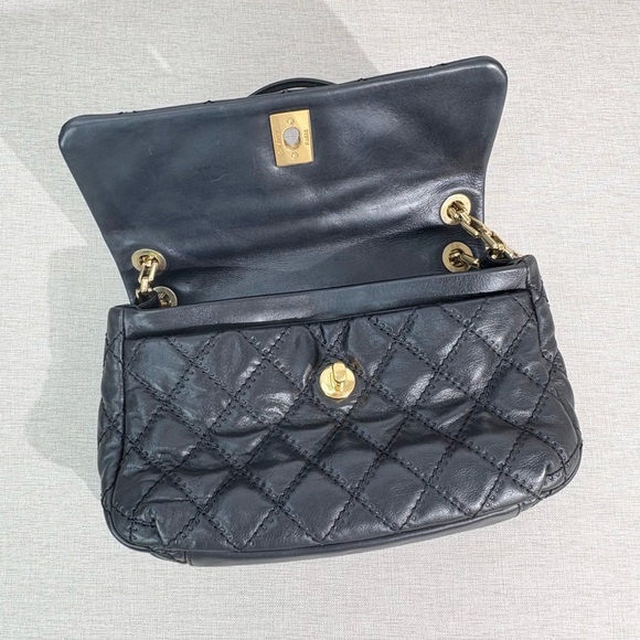 CHANEL Black Lambskin Quilted Bag GHW - Picture 12 of 17